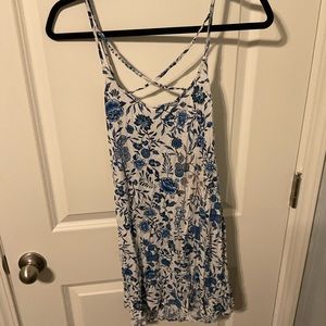 H&M White Floral Sundress